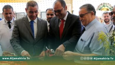 القطراني يفتتح الأقسام الإيوائية والخدمية بمستشفى بنغازي التعليمي لطب وجراحة العيون