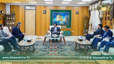 المنفي يناقش مع السفير الألماني تطورات الأوضاع السياسية في ليبيا