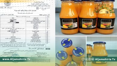 الرقابة على الأغذية والأدوية يرفض شحنة بـ8500 طردا من عصير مانجو قادمة من مصر