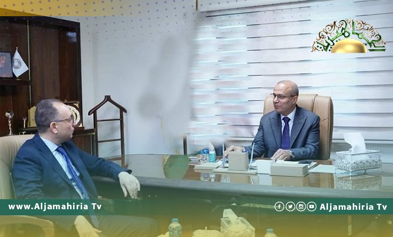 اللافي يلتقي السفير التونسي لدى ليبيا.. وملفي الانتخابات ورأس جدير على الأجندة
