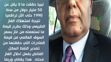 استغلال ثروة الغاز الطبيعي في ليبيا فرصة لم تفوت: د. عبد الحي بن عمران