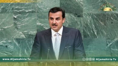 أمير قطر يطالب باتخاذ إجراء دولي لاستكمال العملية السياسية في ليبيا