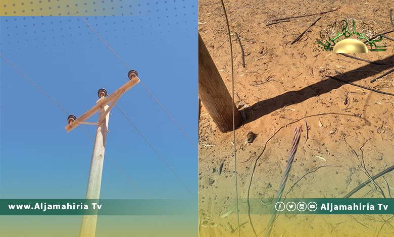 انقطاع الكهرباء عن مناطق في العامرة بسبب سرقة 1550 متر من الأسلاك