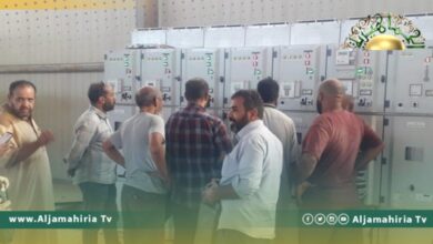 تشغيل محطة تحويل طمزين الجديدة وربطها على الشبكة الكهربائية