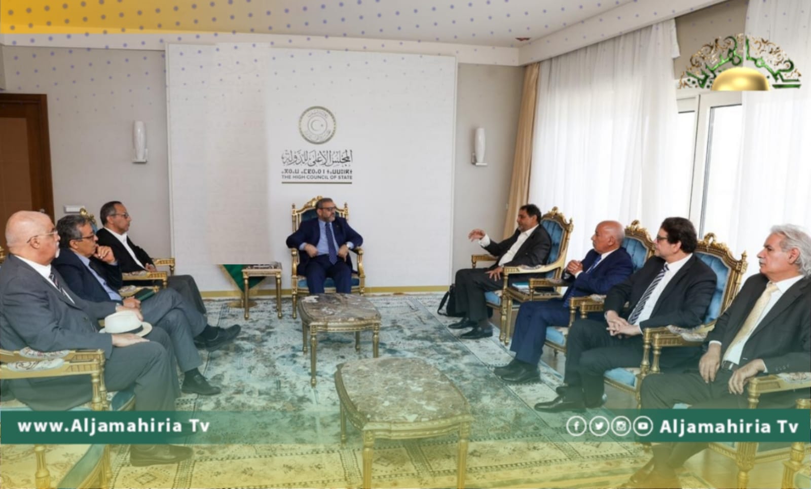 المشري يناقش مع كيانات وتكتلات سياسية حالة الانسداد السياسي وسبل حلحلتها