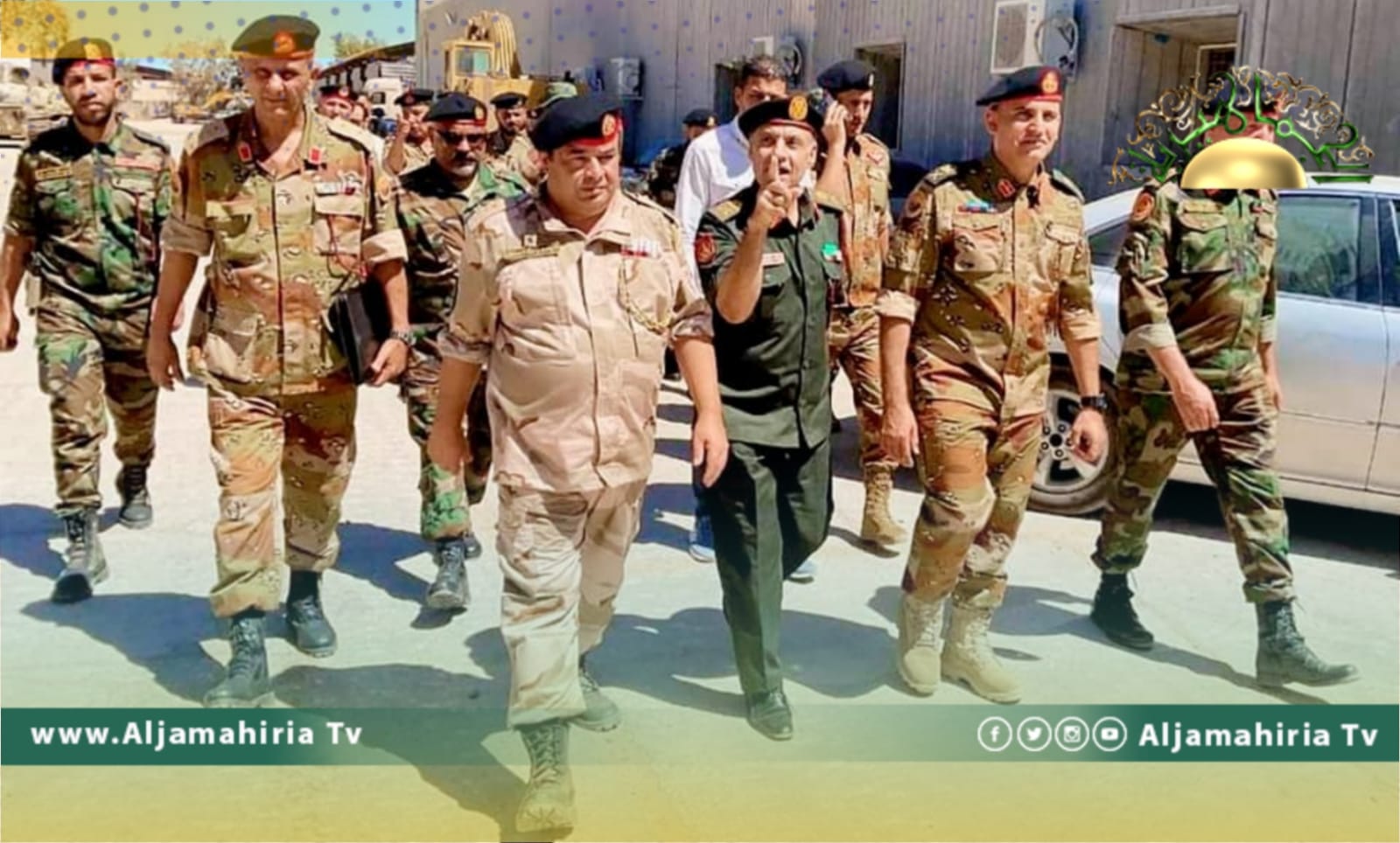 النمروش يناقش مع المنطقة العسكرية الوسطى الاستعداد لمواجهة أي مخاطر