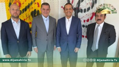 الدبيبة يلتقي وزير الخارجية القطري لبحث الدعم الدولي لإجراء الانتخابات