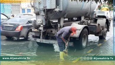 شركة المياه والصرف الصحي: سرقة أغطية غرف التفتيش أحد أسباب غرق الشوارع