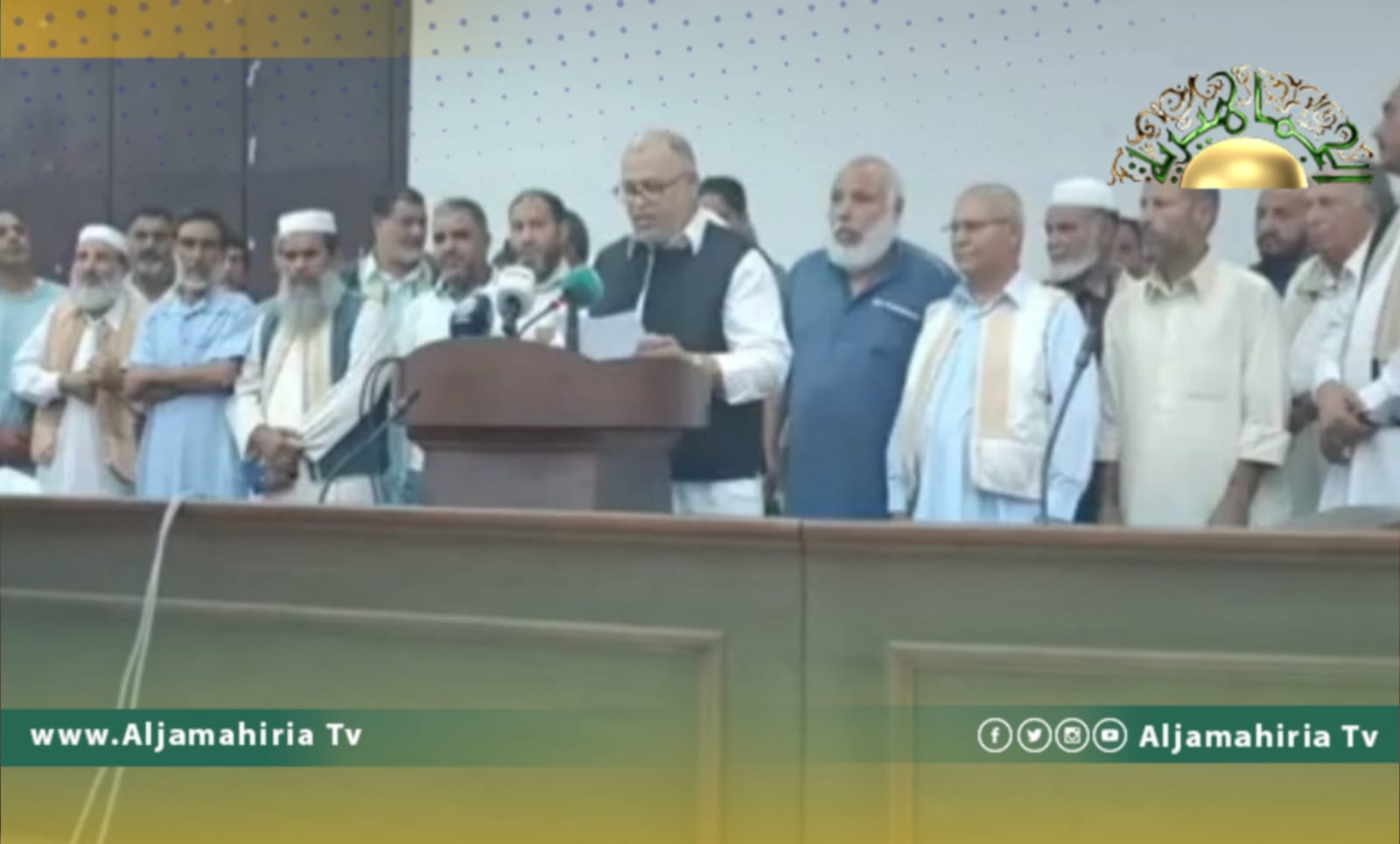 أعيان وحكماء الزاوية يدعمون منع حدوث اقتتال في ورشفانة