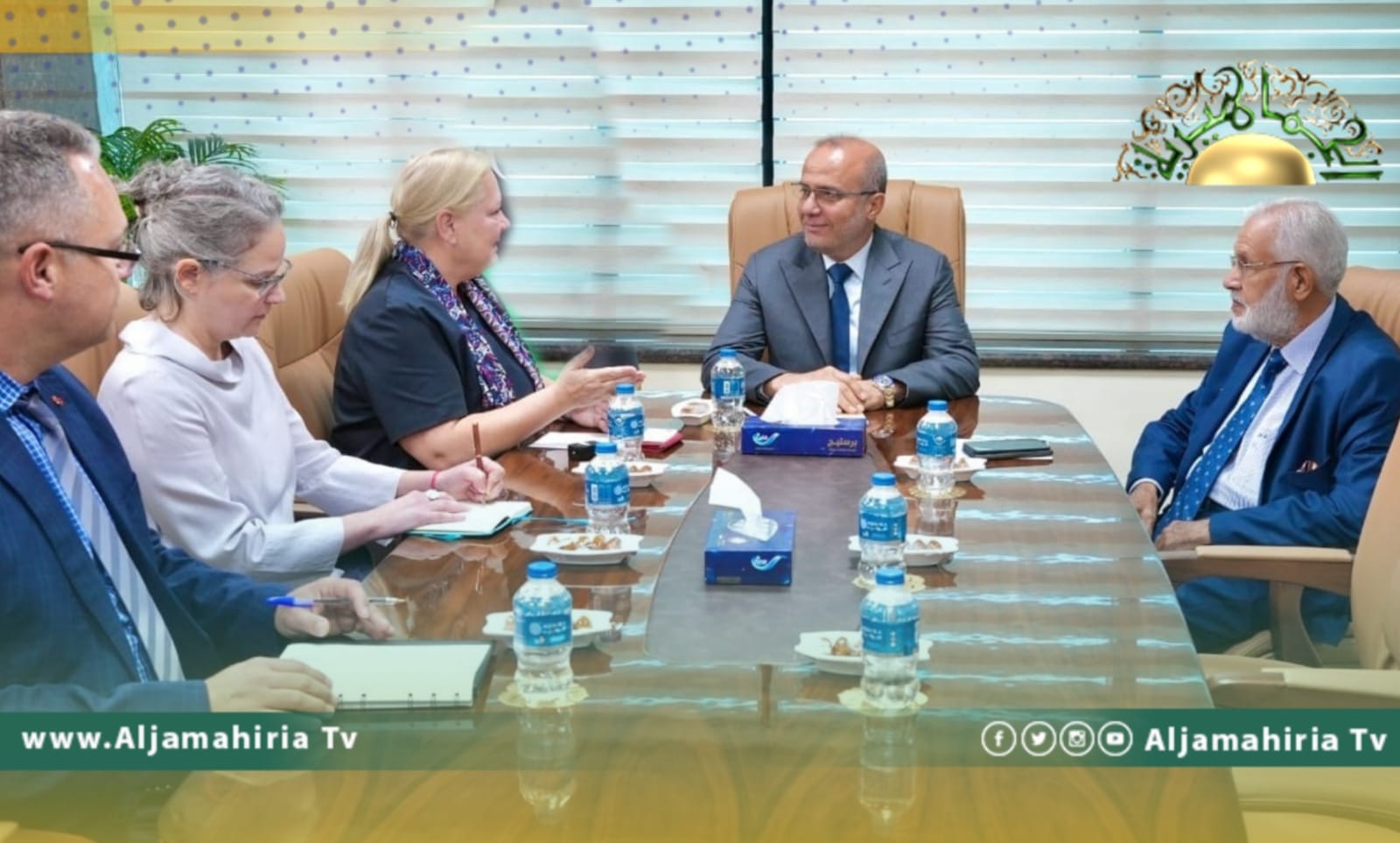 اللافي يناقش مع سفيرة كندا سبل الوصول لانتخابات نزيهة وفق إطار قانوني توافقي