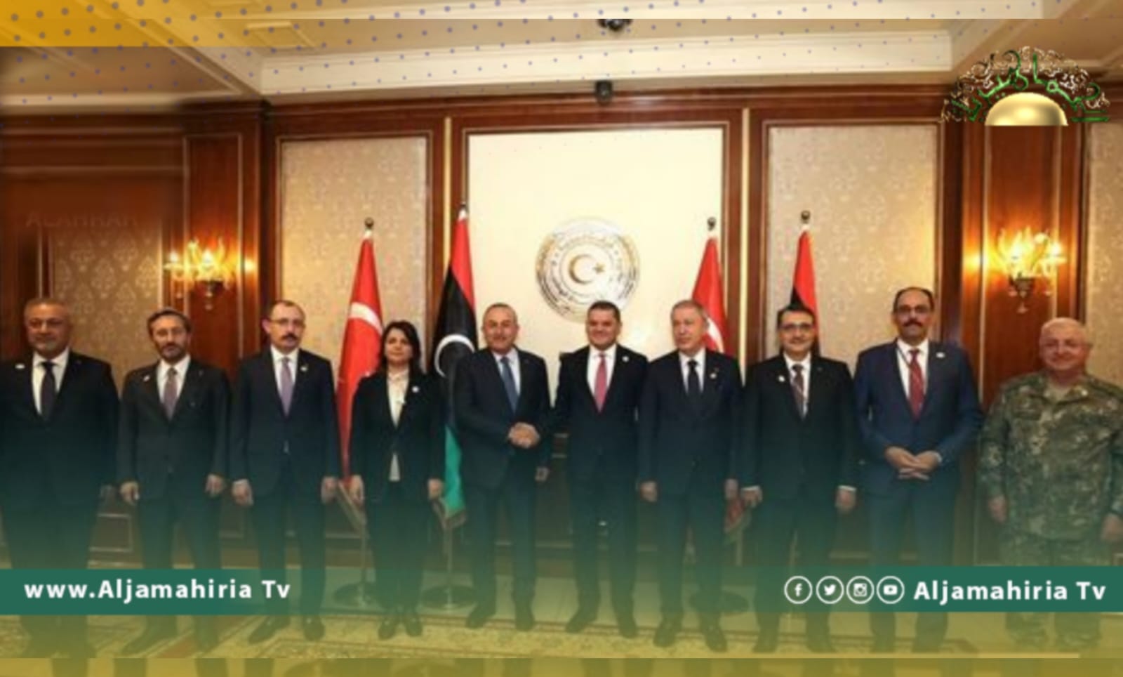 عاجل// بحضور الدبيبة ووزير الخارجية التركي: توقيع مذكرتي تفاهم بين حكومة الوحدة المؤقتة والحكومة التركية بشأن الاستثمار النفطي