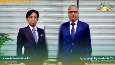 اللافي يبحث مع القائم بالأعمال الياباني تطورات الأوضاع السياسية في ليبيا