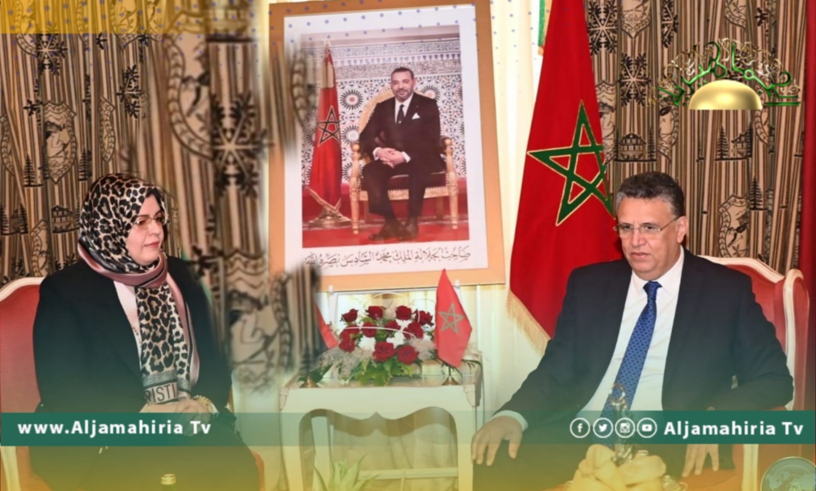 وزيرة العدل تبحث مع نظيرها المغربي تطوير الاتفاقات المشتركة وتعزيز التعاون بين البلدين