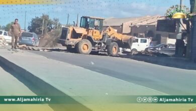 إغلاق الطريق الرابط بين تاجوراء - عرادة سوق الجمعة احتجاجا على الاتفاقيات الموقعة مع تركيا