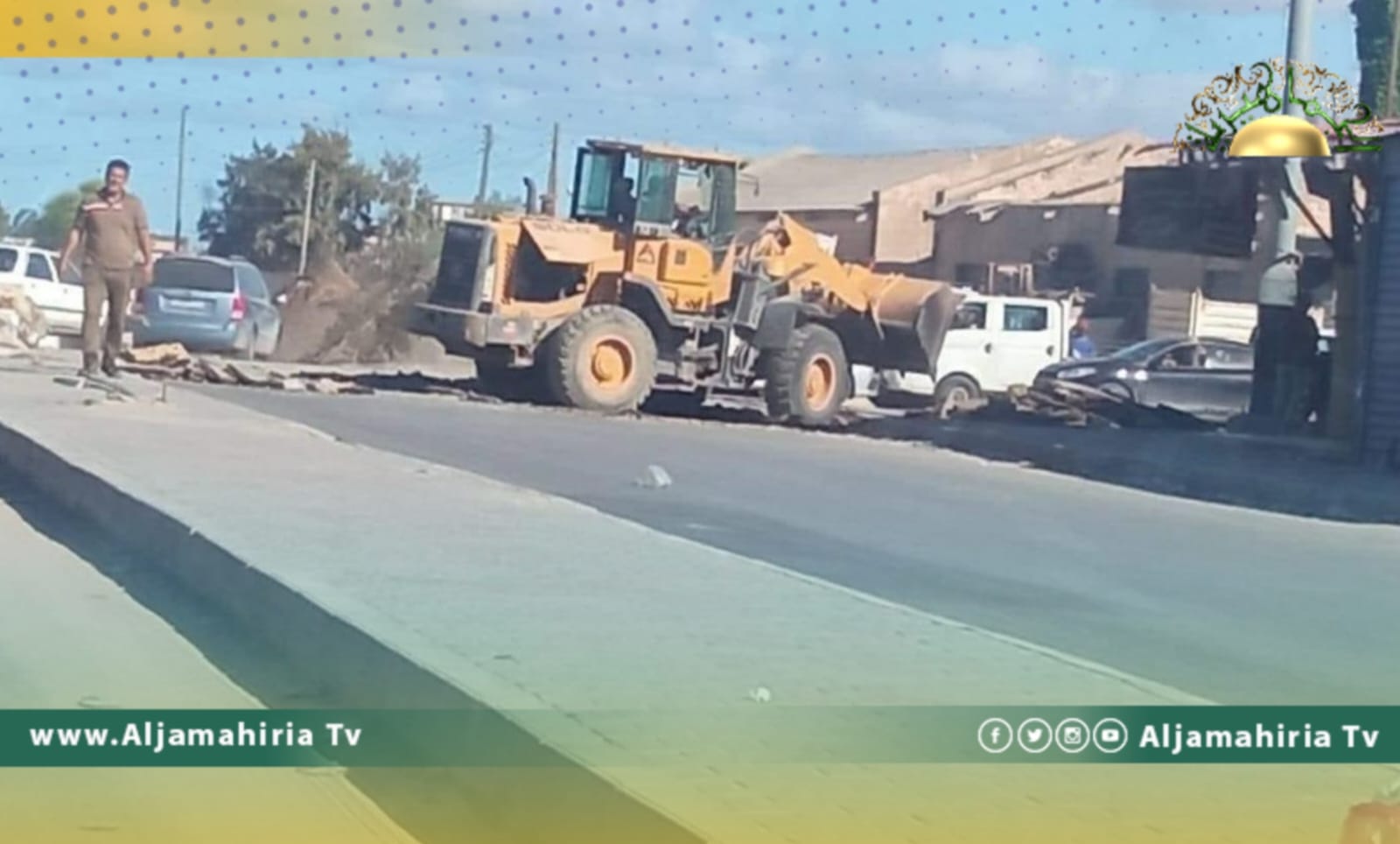 إغلاق الطريق الرابط بين تاجوراء - عرادة سوق الجمعة احتجاجا على الاتفاقيات الموقعة مع تركيا