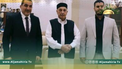 وزير داخلية باشاغا يبحث مع عقيلة صالح الأوضاع الأمنية في البلاد وخطة وزارته للمرحلة القادمة