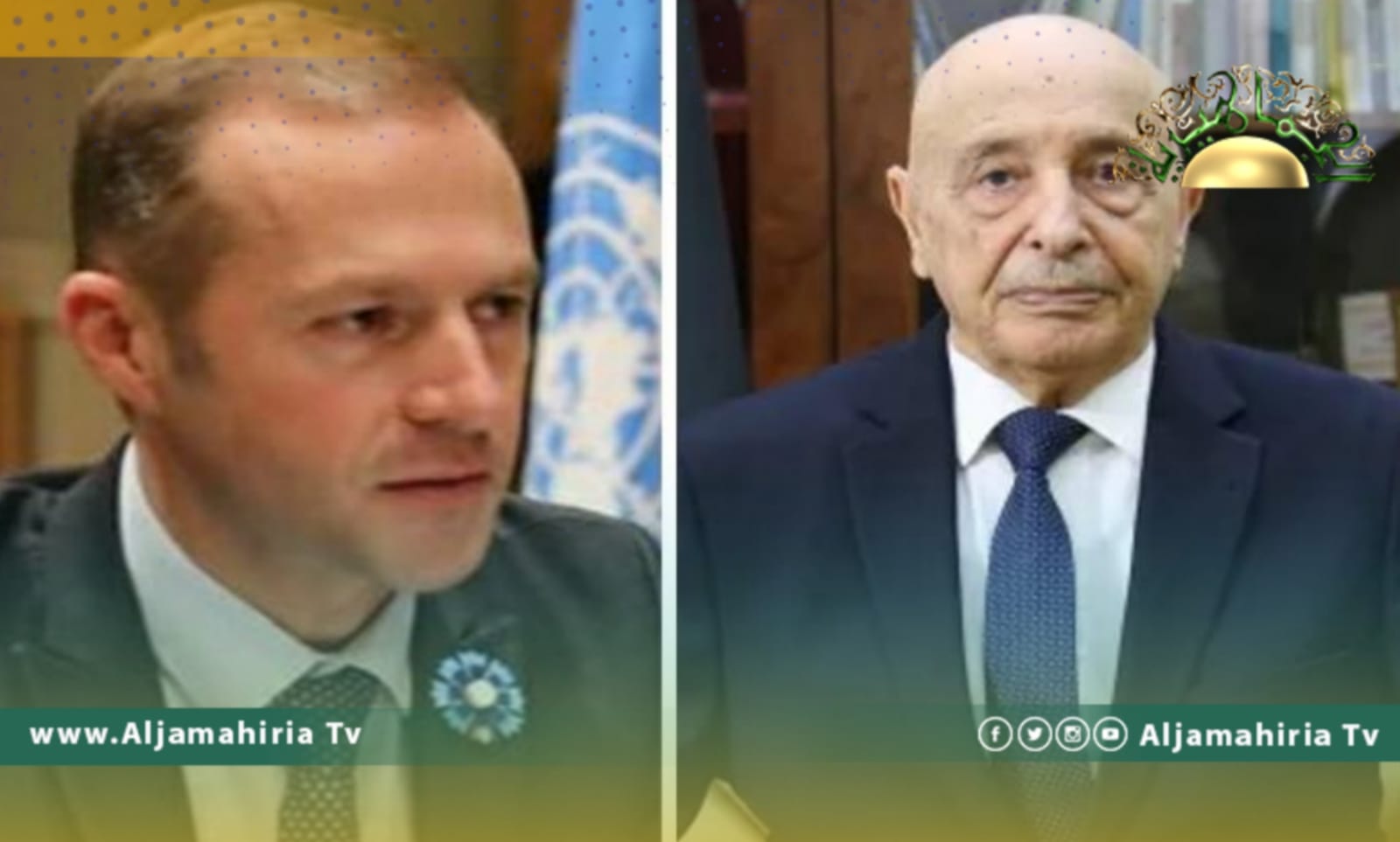 سولير يشدد على ضرورة استكمال القاعدة الدستورية لإجراء الانتخابات خلال اتصال مع عقيلة صالح