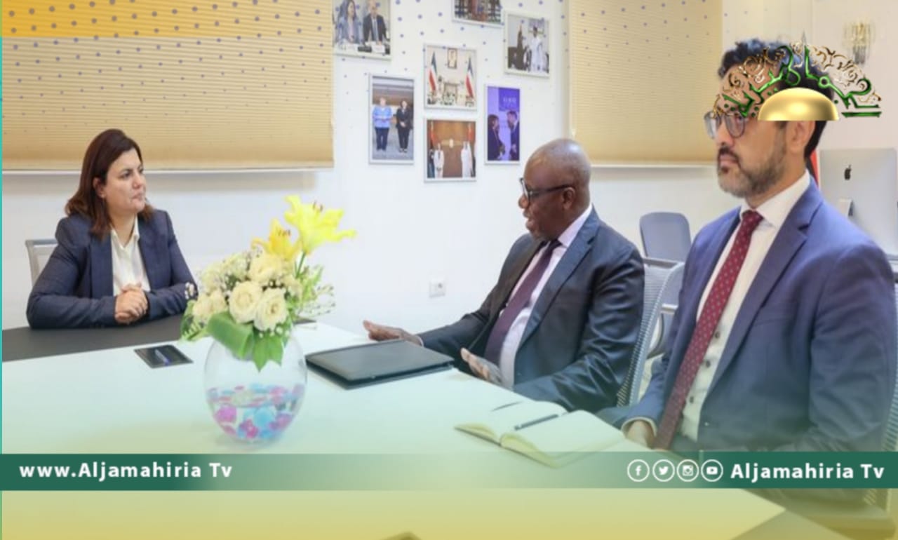 المنقوش تلتقي زنينغا لبحث لقاءات واجتماعات باتيلي فور وصوله للبلاد وتسهيل مهمته