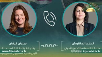 اتصال هاتفي بين المنقوش ووكيلة الخارجية البريطانية.. وهذا ما تم تناوله بخصوص الانتخابات