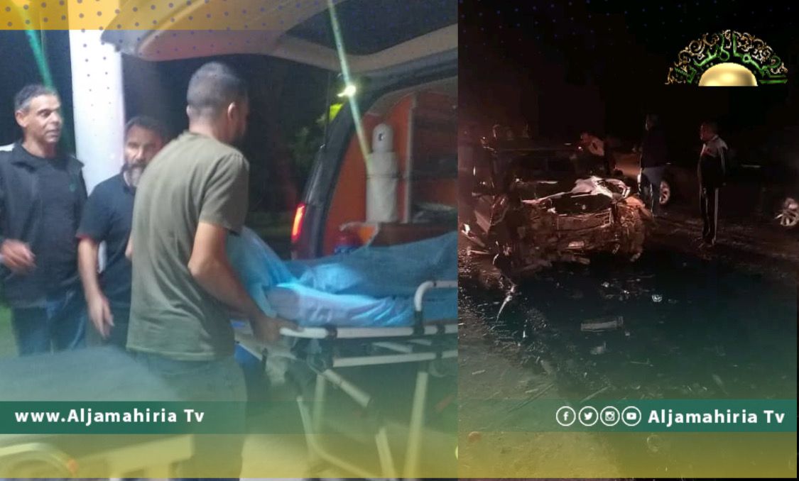 جهاز الإسعاف والطوارئ: وفاة وإصابة 8 أشخاص في حادث سير بمنطقة العزيزية