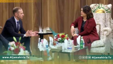 المنقوش والمبعوث الفرنسي يبحثان مستجدات العملية السياسية في ليبيا