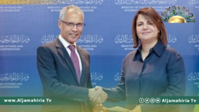 المنقوش تلتقي السفير الفرنسي الجديد.. وهذا ما جرى بحثه