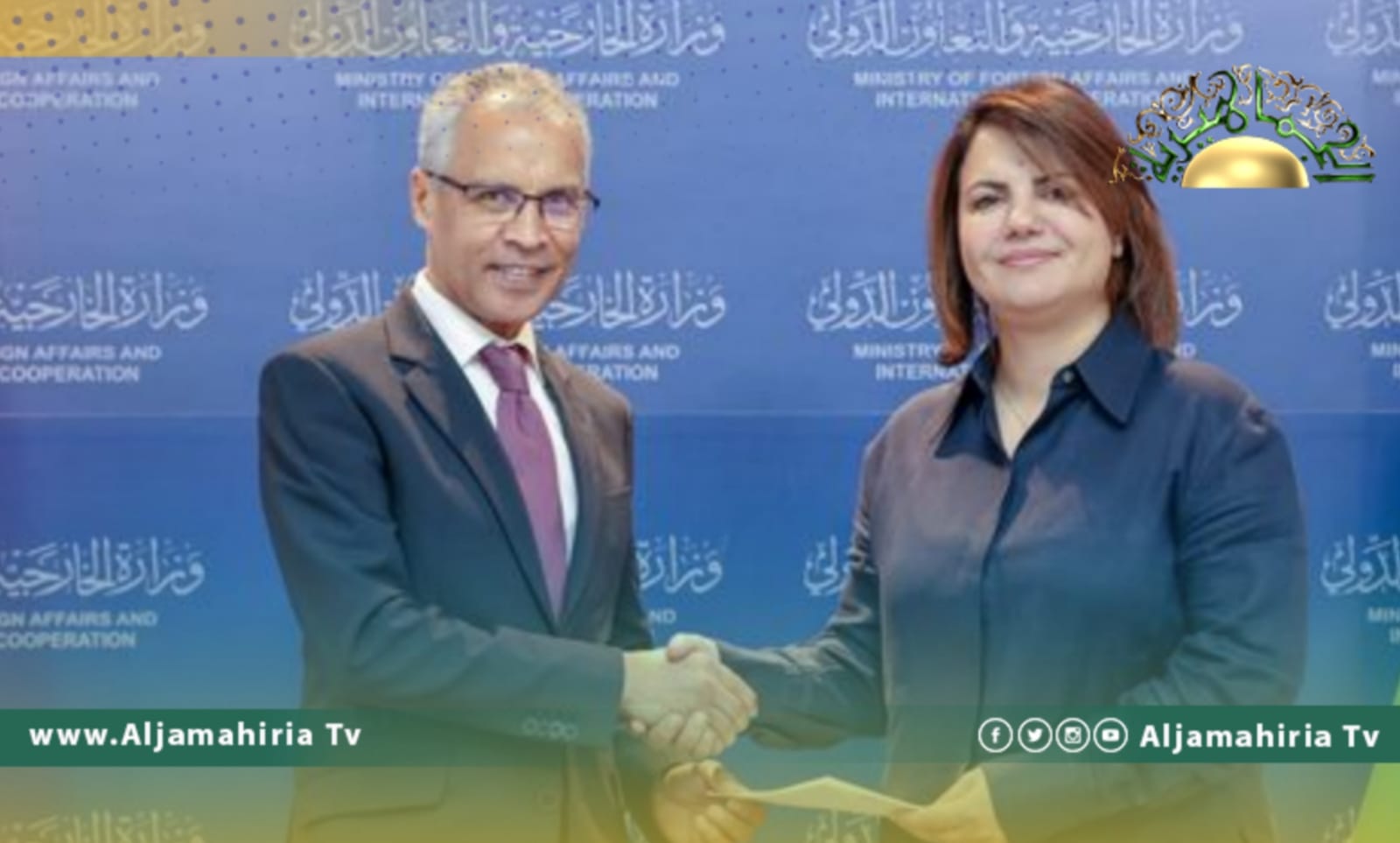 المنقوش تلتقي السفير الفرنسي الجديد.. وهذا ما جرى بحثه