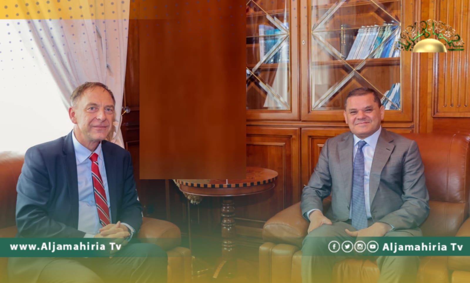 الدبيبة والمبعوث الألماني يبحثان أهمية وجود خارطة سياسية مباشرة للانتخابات