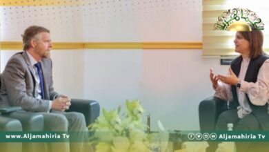 القائم بالأعمال الأمريكي: بحثت مع المنقوش أهمية تركيز كل الجهود على التحرك نحو الانتخابات