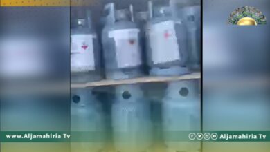 ضبط حاوية تحوي غاز بروميد الميثيل السام في ميناء مصراته