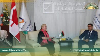 السائح يبحث مع سفيرة كندا سبل دعم المقترحات للوصول الى الانتخابات