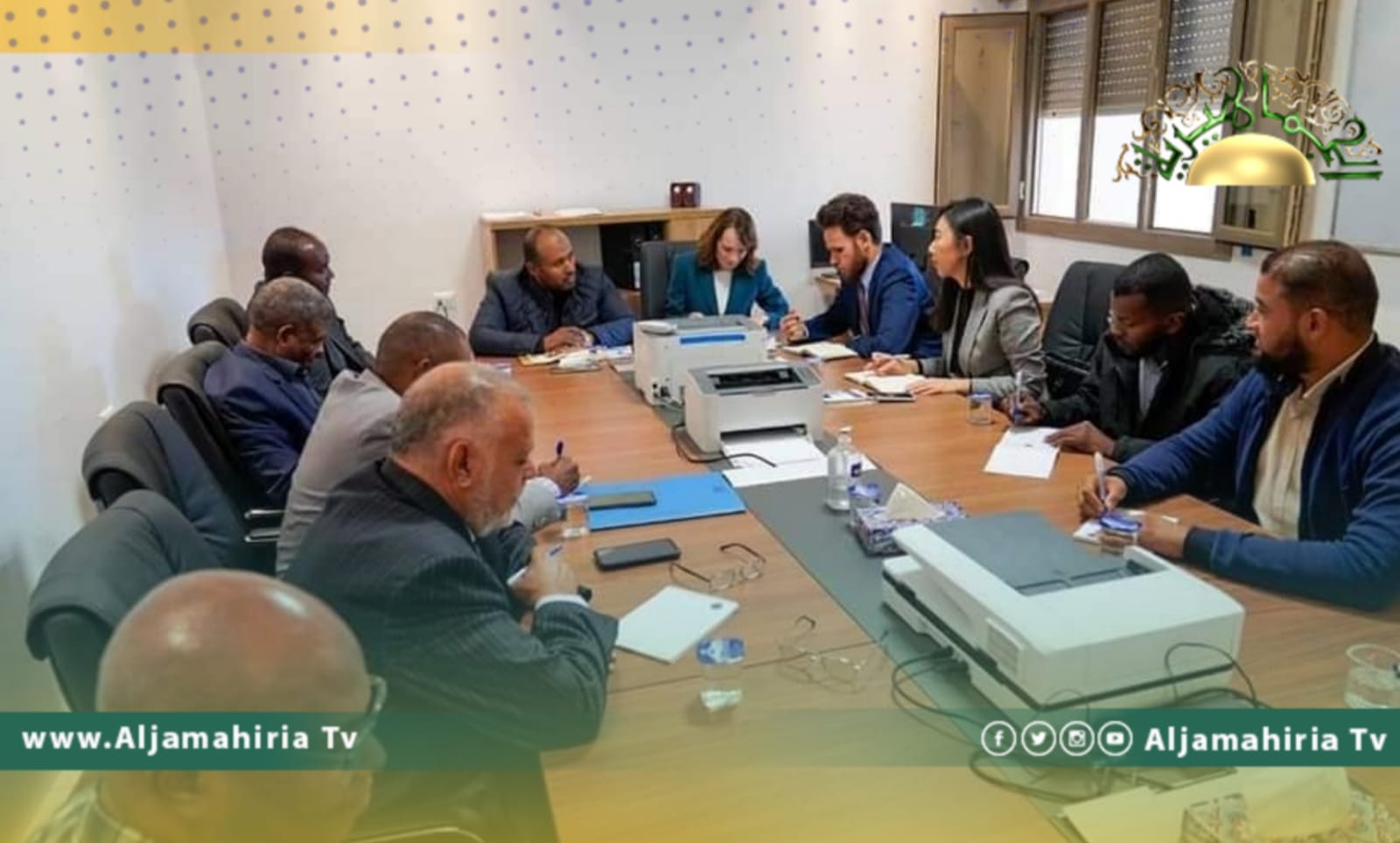 وزارة الحكم المحلي تناقش مع بعثة الأمم المتحدة برامج إعمار مرزق ودعم المصالحة