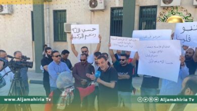 وقفة احتجاجية لأصحاب شركات الأدوية والمعدات الطبية أمام وزارة الصحة