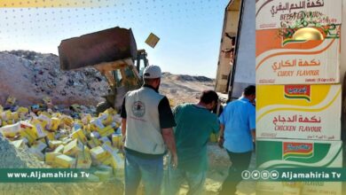 الرقابة على الأغذية والأدوية: إعدام 4 شاحنات مكرونة "إندومي" قادمة من تونس