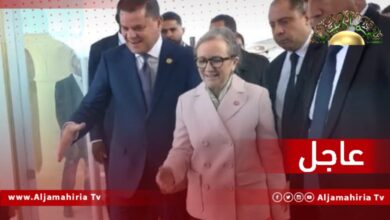 الدبيبة يلتقي نجلاء بودن