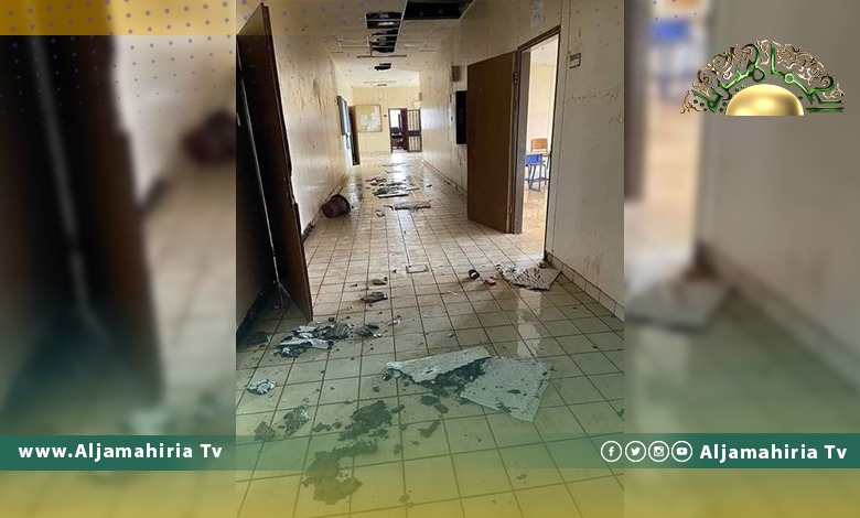 توقف الدراسة بكلية الهندسة جامعة قاريونس لهذا السبب