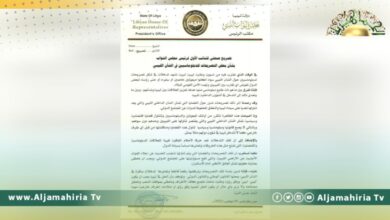 النويري يدين التصريحات الدبلوماسية التي تتدخل في الشأن الداخلي الليبي