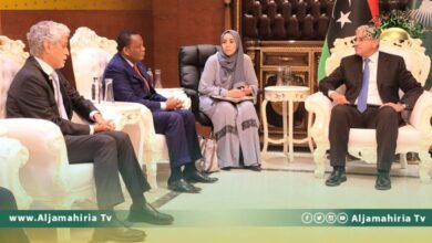 باشاغا يناقش ملف الانتخابات ومشروع المصالحة الوطنية مع وفد الاتحاد الإفريقي