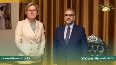 المشري وهورندال يستعرضان جهود حل الأزمة السياسية والتوافق بشأن القاعدة الدستورية