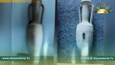 وزارة الداخلية تعلن استرجاع جرة أثرية