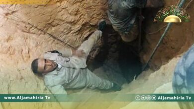 ثلاثة مصريين يعلقون في حفرة عميقة بالبيضاء أثناء محاولتهم استخراج آثار مدفونة