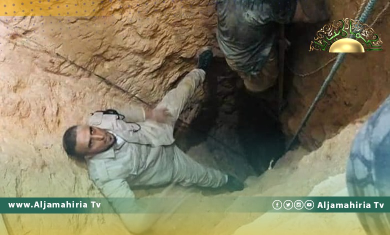 ثلاثة مصريين يعلقون في حفرة عميقة بالبيضاء أثناء محاولتهم استخراج آثار مدفونة