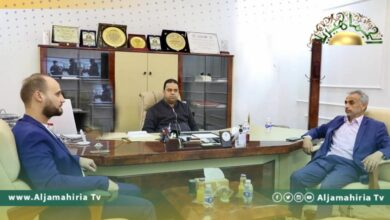 علي العابد يبحث ملف تدريب الباحثين عن العمل بالشركات النفطية