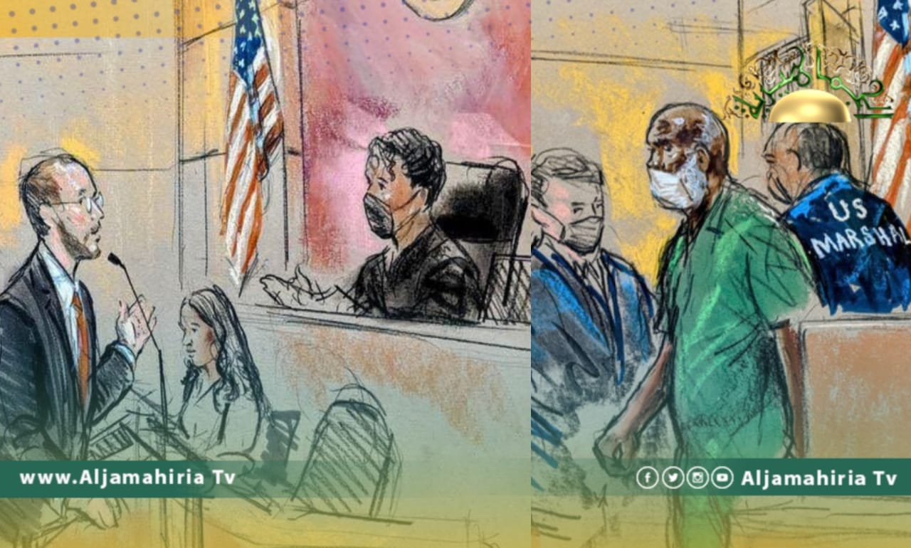 محاكمة المختطف ابو عجيلة مسعود في واشنطن