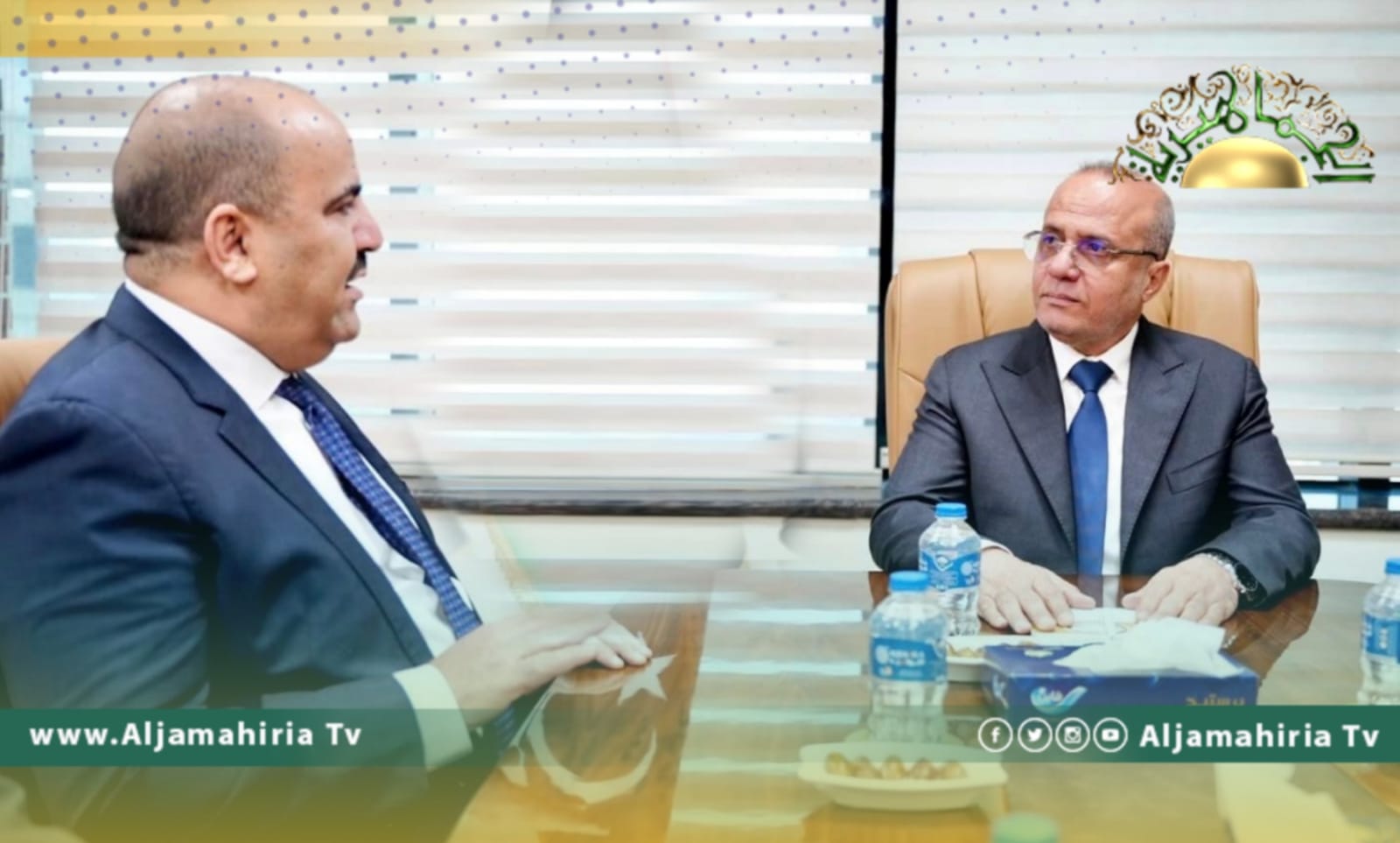 اللافي يبحث مع السفير الجزائري مستجدات الأوضاع السياسية في ليبيا