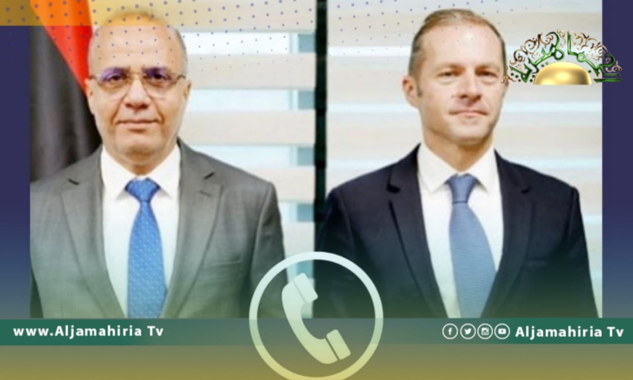 اللافي يبحث مع المبعوث الفرنسي آخر مستجدات الأوضاع السياسية والعسكرية في البلاد