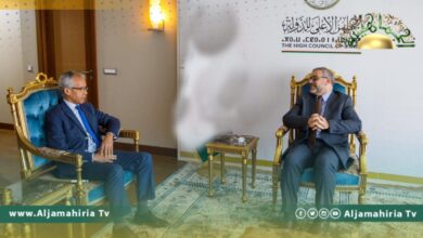 المشري يبحث مع السفير الفرنسي حلحلة المسار الدستوري