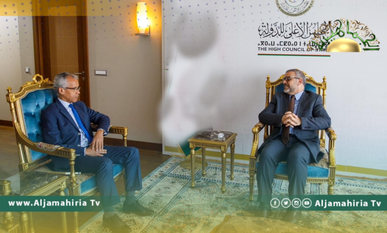 المشري يبحث مع السفير الفرنسي حلحلة المسار الدستوري