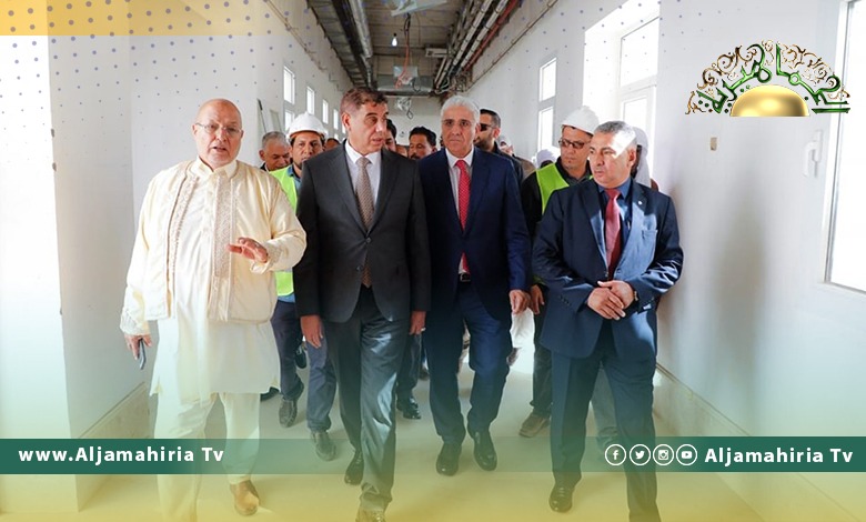 باشاغا يطلع على أعمال استكمال مستشفى الكفرة العام والأداء الصحي بالبلدية