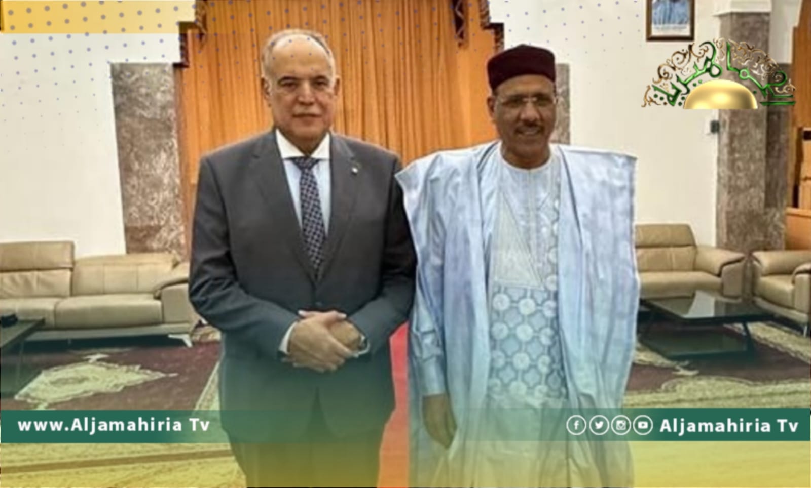 بوشناف يبحث مع رئيس النيجر مبادرة تأسيس مجلس للأمن القومي بدول "س ص"